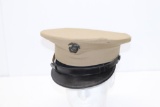 WWII USMC Khaki Visor Hat