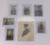 (7) Nice WWI U.S. Army Soldier Photos