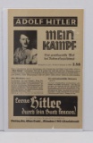 Nazi Advertising Poster for Hitler's Book