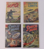 (4) Vintage Space, UFO, Sci-Fi Comics