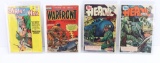 Lot (4) Vintage War Comic Books