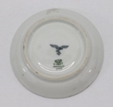 WWII Nazi Luftwaffe Porcelain Saucer