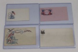 (4) Civil War Union Patriotic Covers