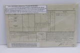 1820 2nd U.S. Inf. Document for Veteran