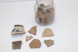 Jar of Ancient Southwestern Indian Shards
