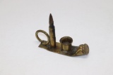 WWII Trench Art Candle Holder