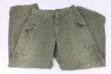 WWII HBT Trousers with Star Buttons