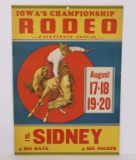 Vintage 1973 Rodeo Poster