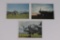 3 Nazi Color Luftwaffe/Air Force Postcards