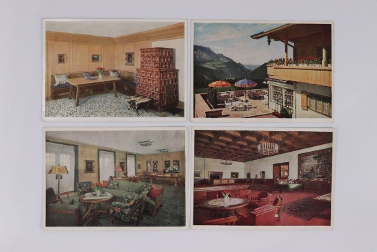 (4) Nazi Berghof Obersalzberg Postcards