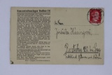 Nazi Conc. Camp Dachau 3K Letter