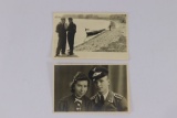 (2) Nazi RPPC Soldier Postcards