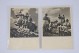 (2) Nazi Bauernmadeln Postcards