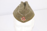 Nazi RAD Officer's Overseas Cap