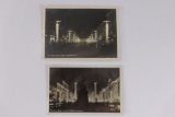 (2) Nazi City Street Scene Postcards