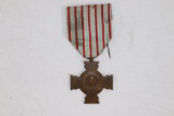 WWI French Combatant's Cross Medal