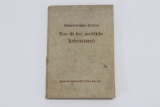 Nazi RAD Arbeitsmaid Hardcover Book