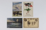 (4) WWI German Postcards