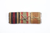 WWI German 3 Medal Ribbon Bar