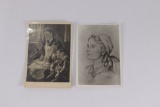 (2) Nazi Postcards with RAD Women
