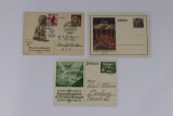 (3) Nazi Propaganda Postcards