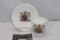 1953 Queen Elizabeth Coronation Souvenir Tea Set