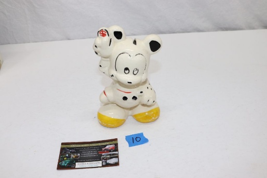 Vintage Mickey Mouse Ceramic Bank
