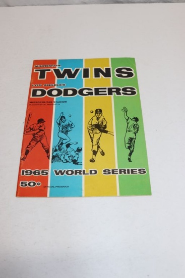 1965 World Series Official Program