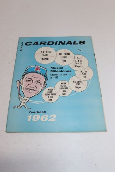 St Louis Cardinals 1962 Yearbook