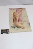 1940's K. Munson Vintage Pin-Up Calendar