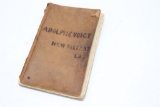 Civil War Era Leather Bound Diary