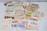 Vintage Intl Ham Short Wave Radio Calling Cards