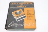 1953 Match Corp of America Salesman Book