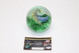 Swirled Art Glass Paperweight