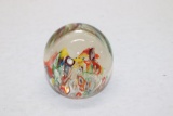 Colorful Art Glass Paperweight