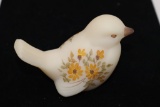 Handpainted Fenton Glass Bird