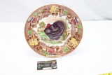 Vintage Woods Burlsem Turkey Plate - 10