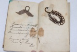 Hair Wreath Autograph Book - early 1800's