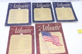 (5) 1940's The Atlantic Magazines