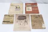 Vintage Manuals - Chevy, International, etc