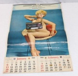 1963 Marshalltown, IA Pontiac Pin-Up Calendar