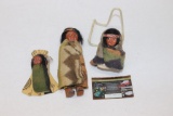 Vintage 1940's/1950's Native Skookum Dolls