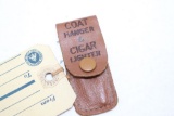 Vintage Novelty Coat Hanger & Cigar Lighter