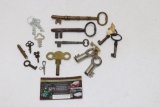 Antique Keys - skeleton, watch, etc