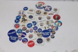 Large Lot of Political Campaign Buttons