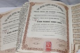 1910 US Banking Company Mexican Stock Certifs