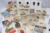 Large Lot of Vintage Greeting Cards & Postcards