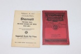 Vintage Starrett Tools Catalogs: 1938 & 1957