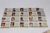 1960 Post Cereal Baseball Cutout Cards - Qty 20