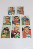 1960 Topps Football Cards - Qty 8